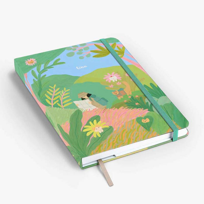 Mossery | Cuaderno Threadbound A5 Cat Paradise (Puntos)