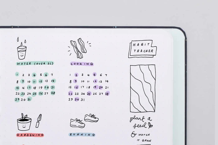 Mossery | Cuaderno Threadbound A5 Comfort Cat (Puntos)