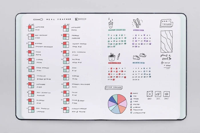 Mossery | Cuaderno Threadbound A5 Dog Chase (Puntos)
