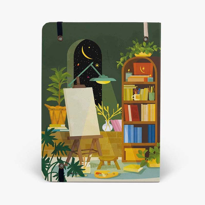 Mossery | Cuaderno Threadbound A5 Traverse (Liso)