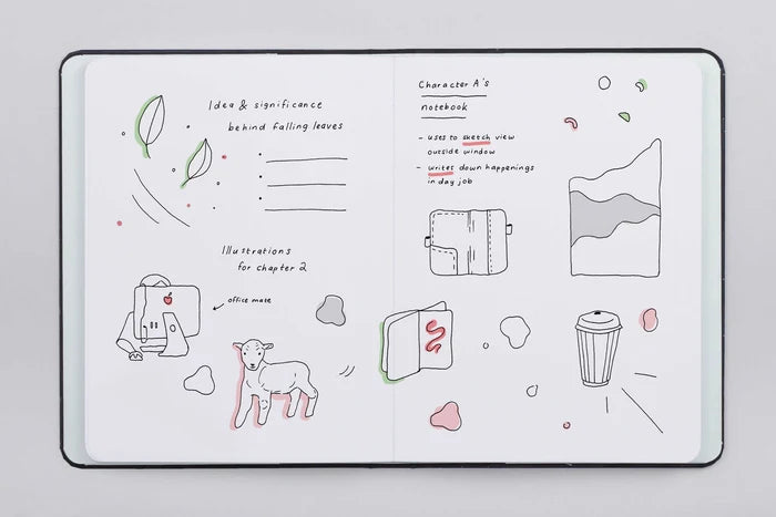 Mossery | Cuaderno Threadbound A5 Traverse (Liso)