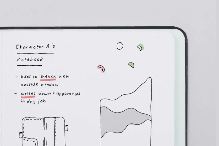 Mossery | Cuaderno Threadbound A5 Traverse (Liso)