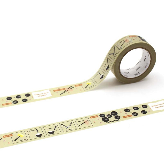 MT Masking Tape | Japanese Traditional Dinner Etiquette Washi Tape