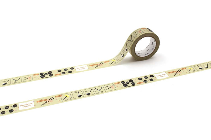 MT Masking Tape | Japanese Traditional Dinner Etiquette Washi Tape