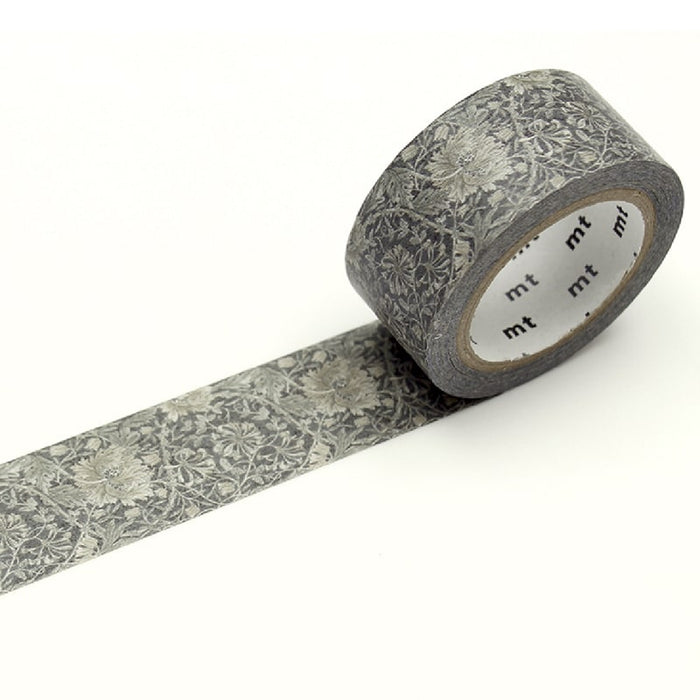 MT Masking Tape | Morris & Co. Pure Honeysuckle Tullip Black Ink Washi Tape