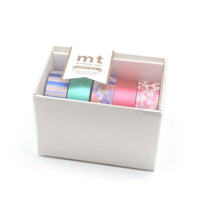 MT Masking Tape | Set de 5 Washi Tapes Colores Bright