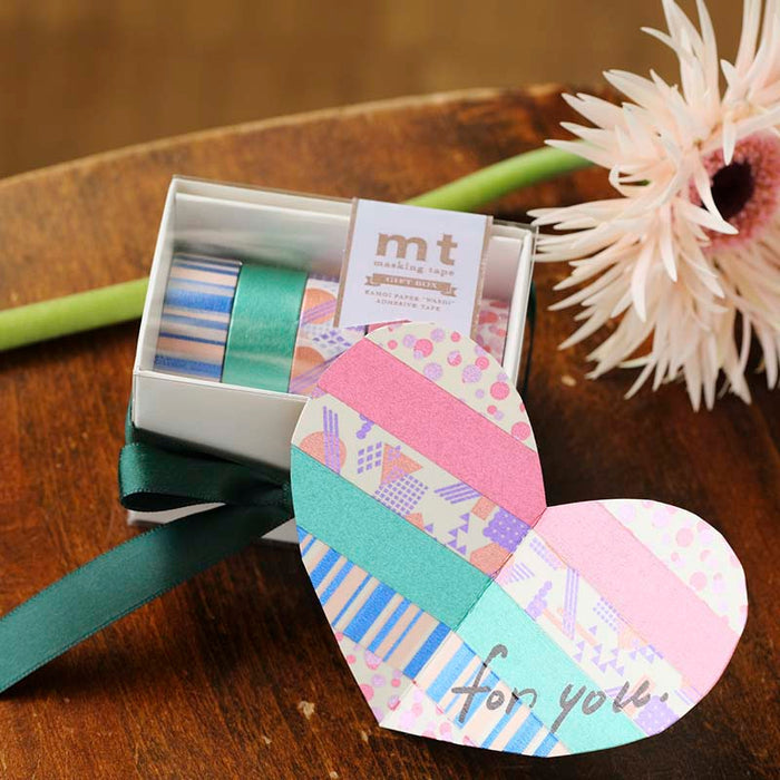 MT Masking Tape | Set de 5 Washi Tapes Colores Bright