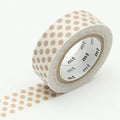 MT Washi Tape - Dot Milk Tea