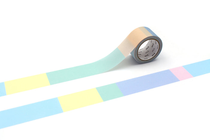 MT Washi Tape - Kaku-Kaku Pale Color