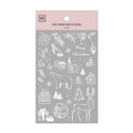 MU LifeStyle | Pegatinas Transferibles Foil Silver Christmas Eve
