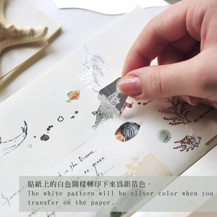 MU LifeStyle | Pegatinas Transferibles Foil Silver Christmas Eve