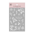 MU LifeStyle | Pegatinas Transferibles Foil Silver Winter Nativity
