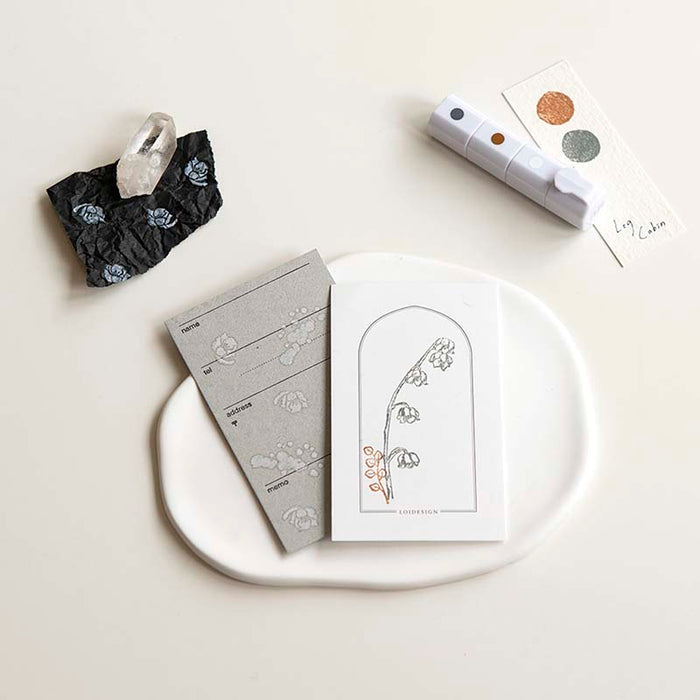 MU LifeStyle | Set de Tinta para Sellos Ink Pen 09 Log Cabin
