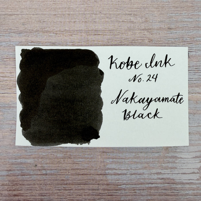 Nagasawa Kobe Ink 50ml Bottled Ink - Ink Story Vol. 24 Nakayamate Black