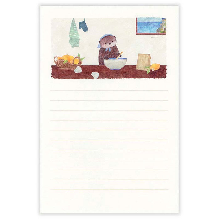 NB CO | Papel de Carta Ressa Sea Otter and Shell Madeleine