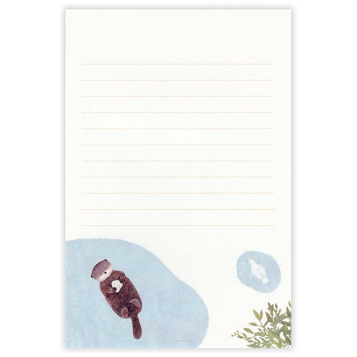 NB CO | Papel de Carta Ressa Sea Otter and Shell Madeleine
