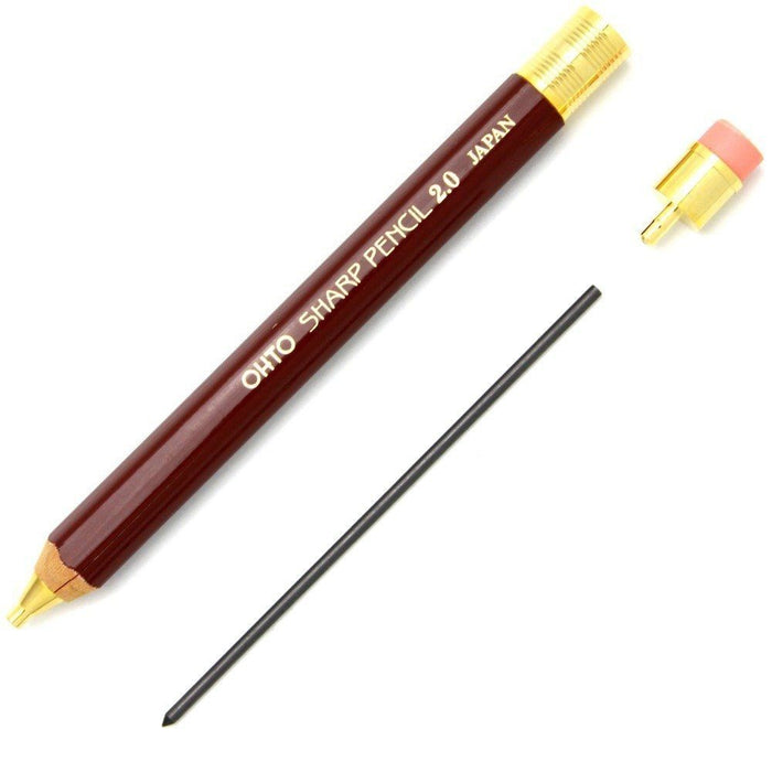 Ohto | Portaminas Ohto 2.0 Burgundy