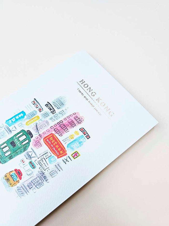 Paperways | Cuaderno de Viaje Ilustrado L'Après-midi HongKong Tram
