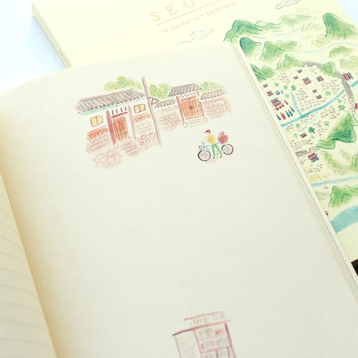 Paperways | Cuaderno de Viaje Ilustrado L'Après-midi Old Seoul City