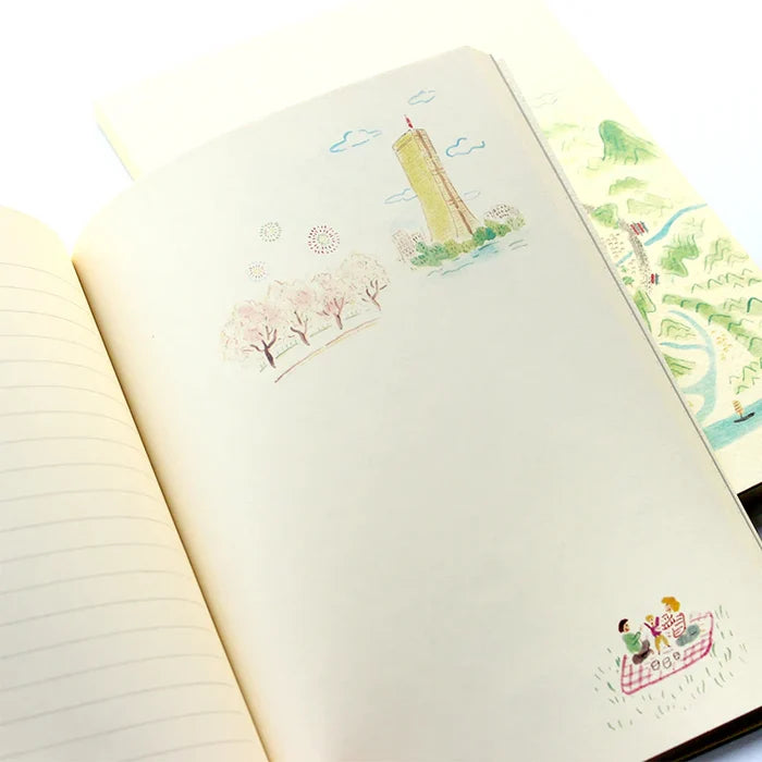 Paperways | Cuaderno de Viaje Ilustrado L'Après-midi Old Seoul City