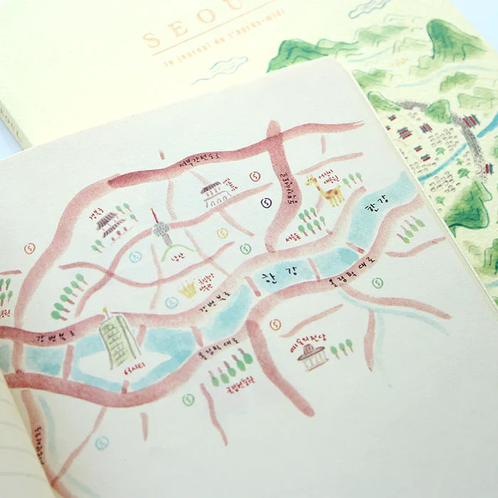 Paperways | Cuaderno de Viaje Ilustrado L'Après-midi Old Seoul City