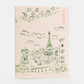 Paperways | Cuaderno de Viaje Ilustrado L'Après-midi Paris Eiffel Pink