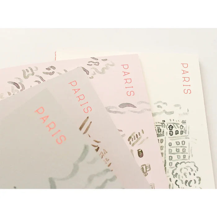 Paperways | Cuaderno de Viaje Ilustrado L'Après-midi Paris Eiffel Pink
