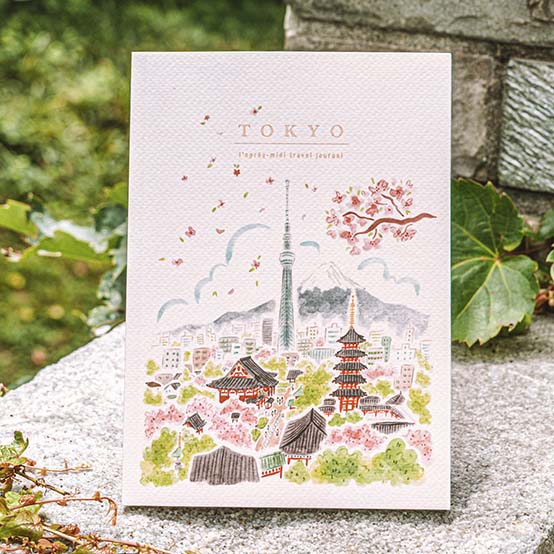 Paperways | Cuaderno de Viaje Ilustrado L'Après-midi Tokyo Sky Tree