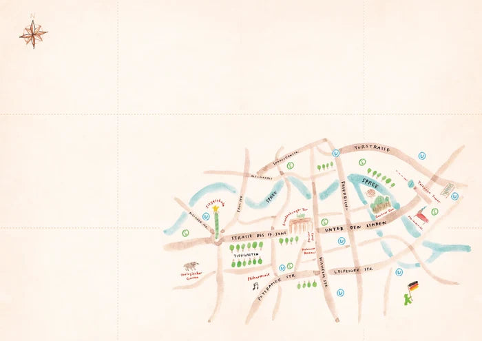 Paperways | Cuaderno de Viaje Ilustrado Travel Journal L'Après-midi Berlin