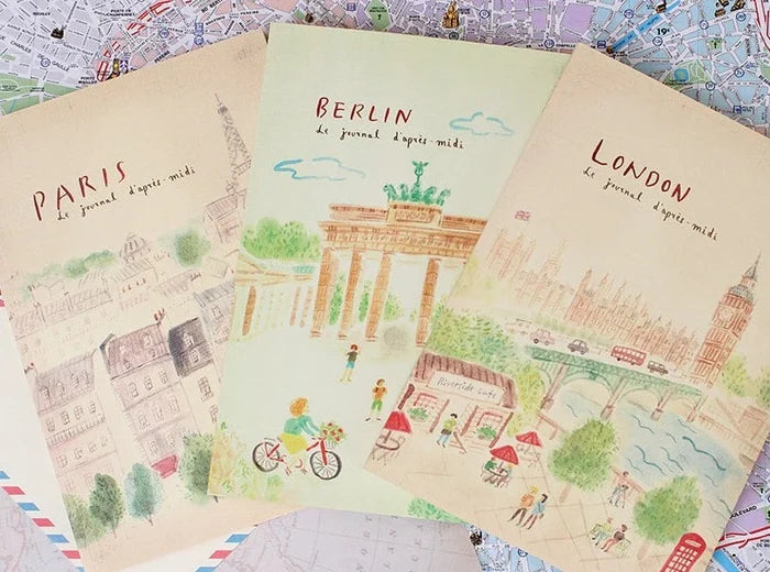 Paperways | Cuaderno de Viaje Ilustrado Travel Journal L'Après-midi Berlin