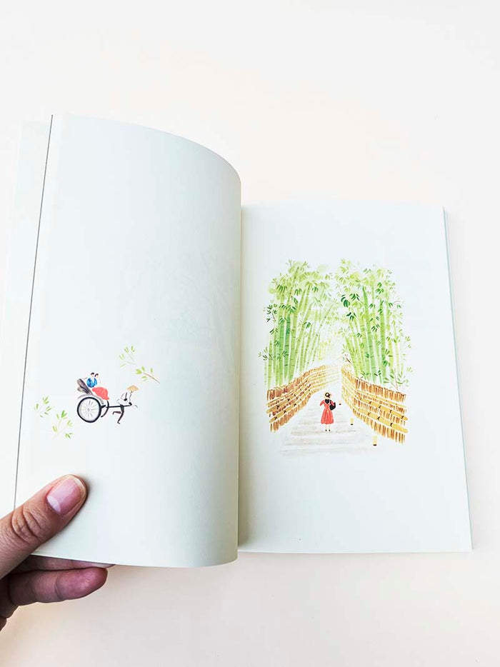 Paperways | Cuaderno de Viaje Ilustrado Travel Journal L'Après-midi Kyoto Kiyomizu Spring