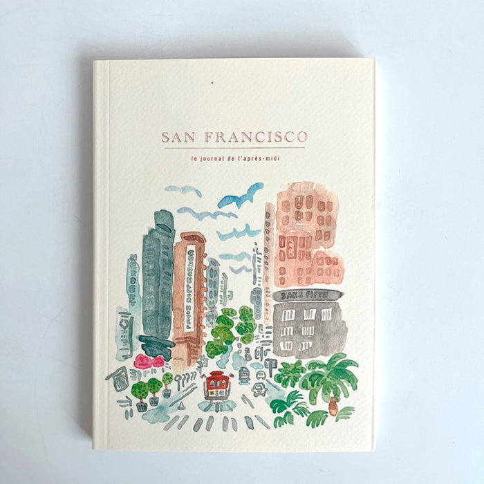 Paperways | Cuaderno de Viaje Ilustrado Travel Journal L'Après-midi San Francisco Tram