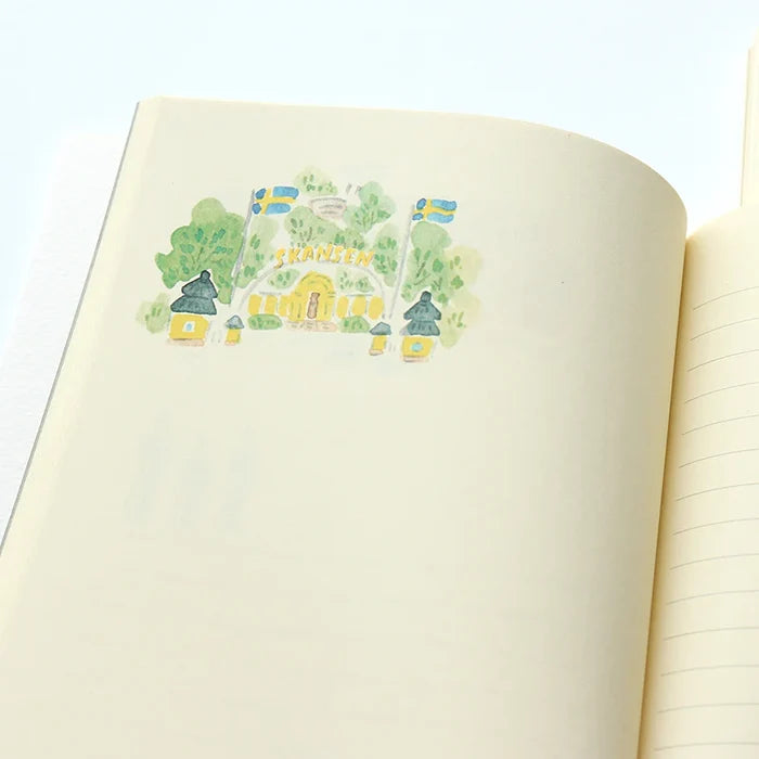 Paperways | Cuaderno de Viaje Ilustrado Travel Journal L'Après-midi Stockholm