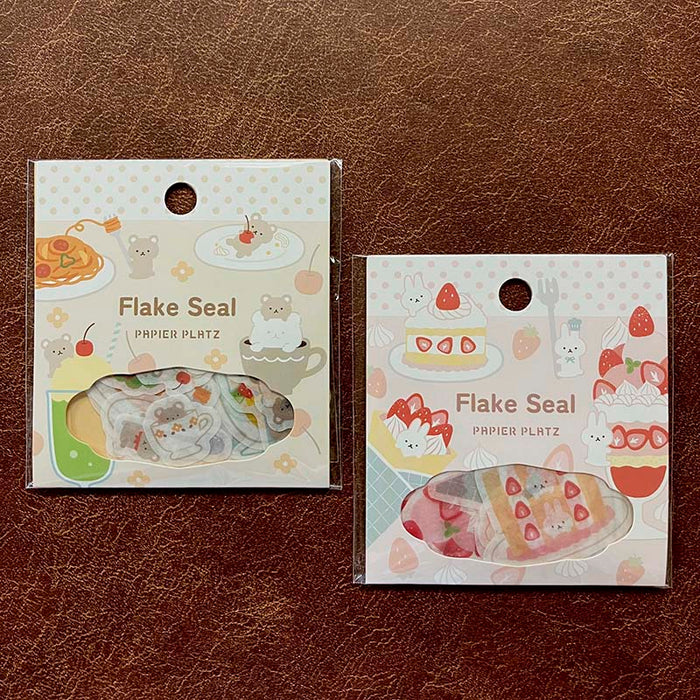 Papier Platz | Pegatinas Flake Kuma Teatime