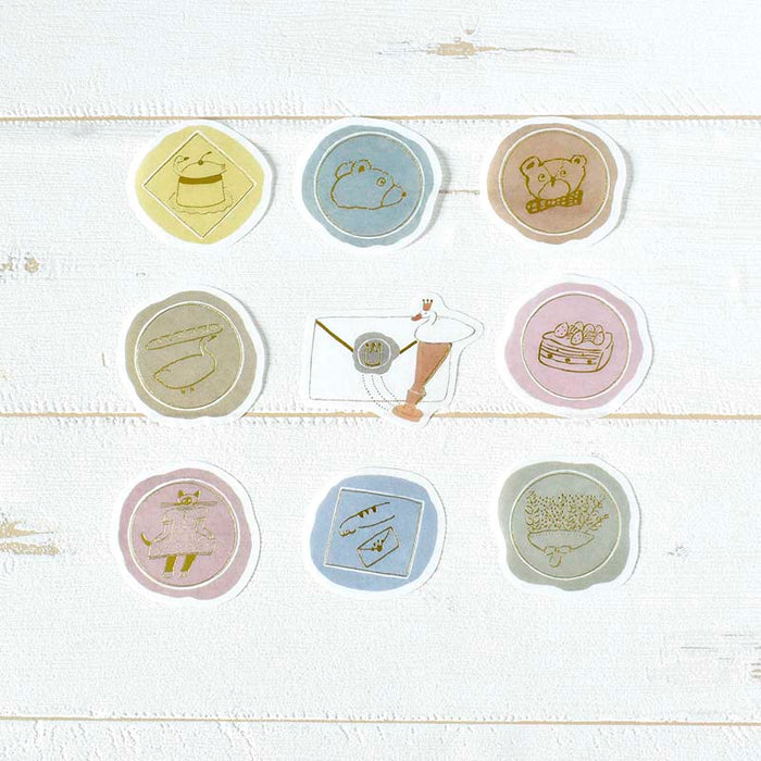 Papier Platz | Pegatinas Flake Shochirou Tobimatsu Sealing Stamps