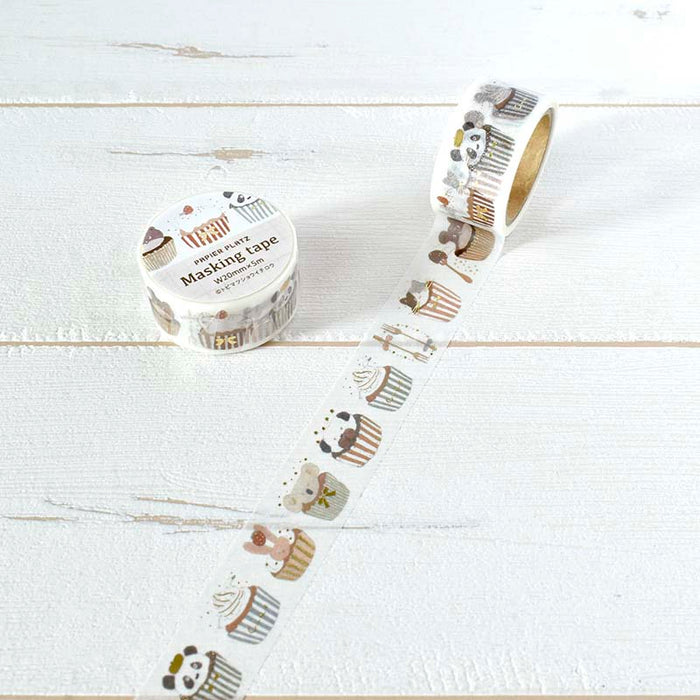 Papier Platz | Shochirou Tobimatsu Cupcake Washi Tape