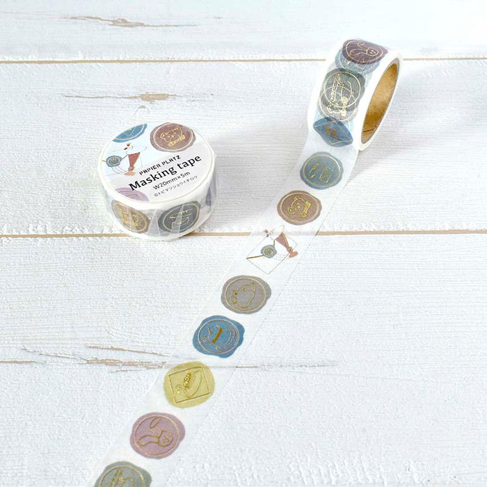 Papier Platz | Shochirou Tobimatsu Sealing Stamp Washi Tape