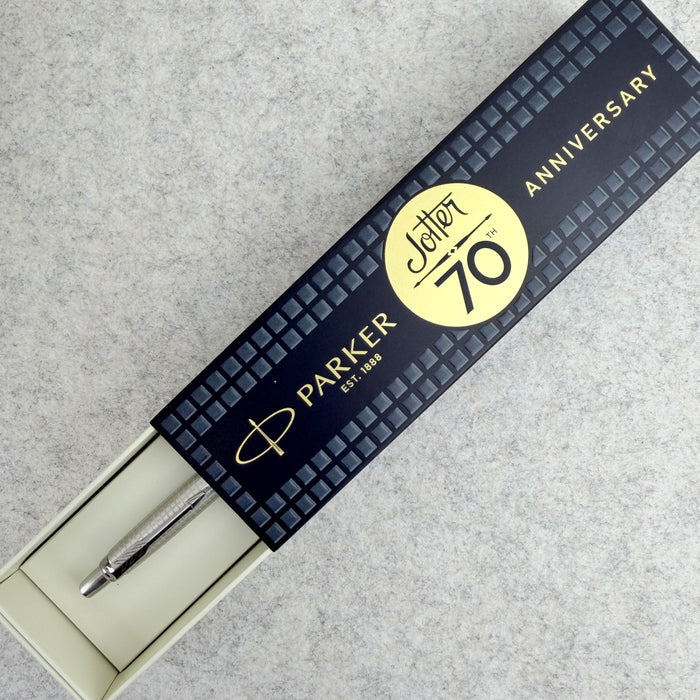 Parker Jotter 70th Anniversary Ballpoint Pen - Stainless Steel (Special Edition)