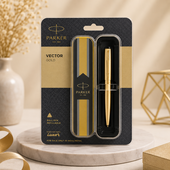 Parker Vector Gold Retractable Ball Pen