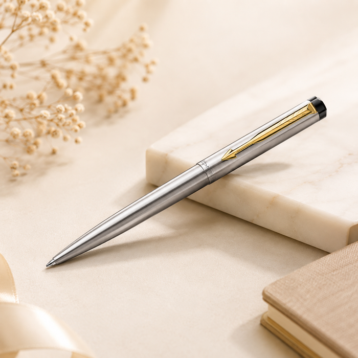 Parker Vector Stainless Steel Retractable Ball Pen
