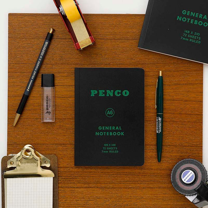 Penco | Cuaderno Soft PP A6 Black (Rayas)
