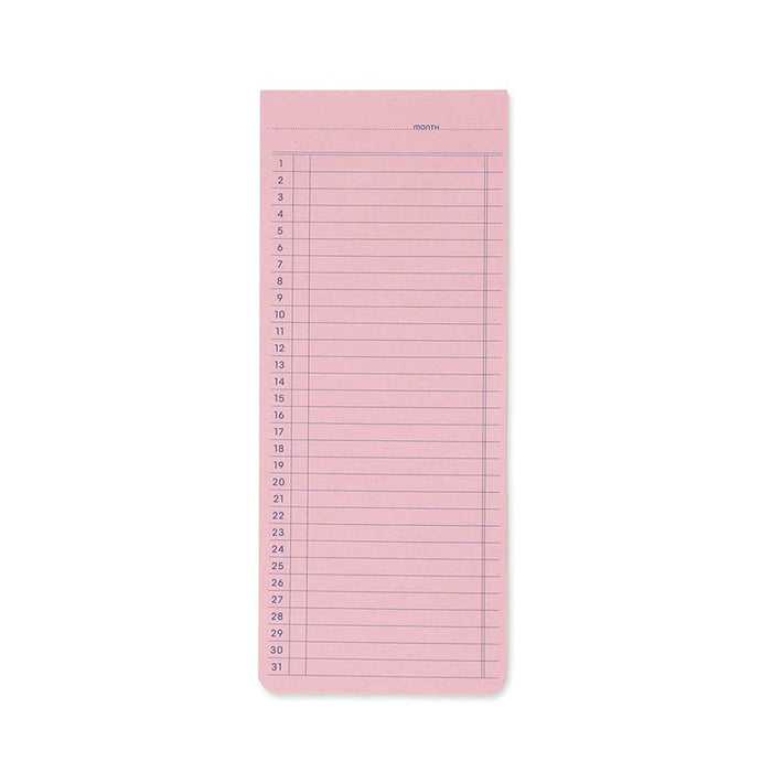 Penco | Notas Adhesivas Monthly Pink