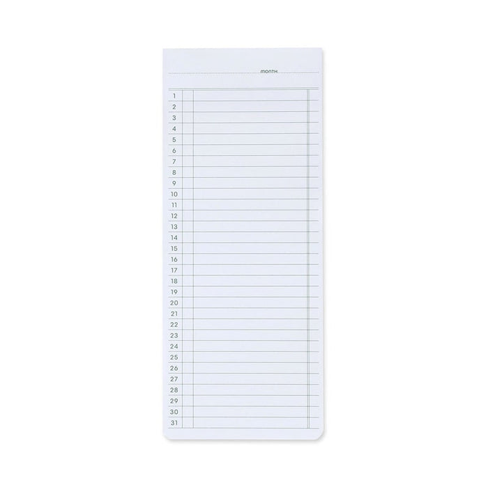 Penco | Notas Adhesivas Monthly White