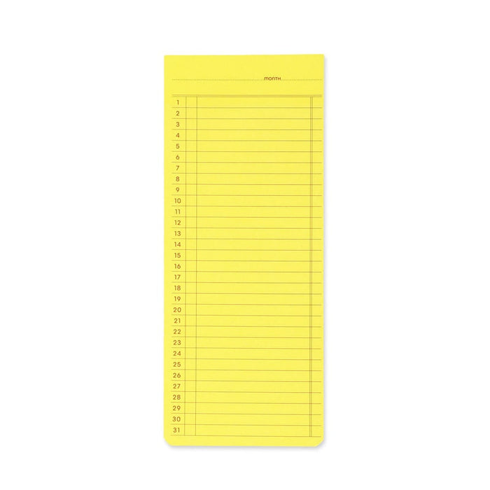 Penco | Notas Adhesivas Monthly Yellow