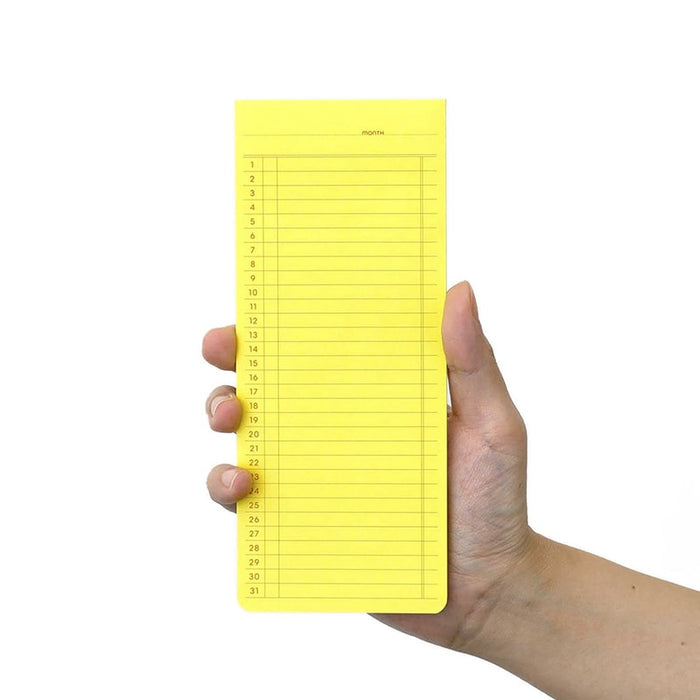 Penco | Notas Adhesivas Monthly Yellow