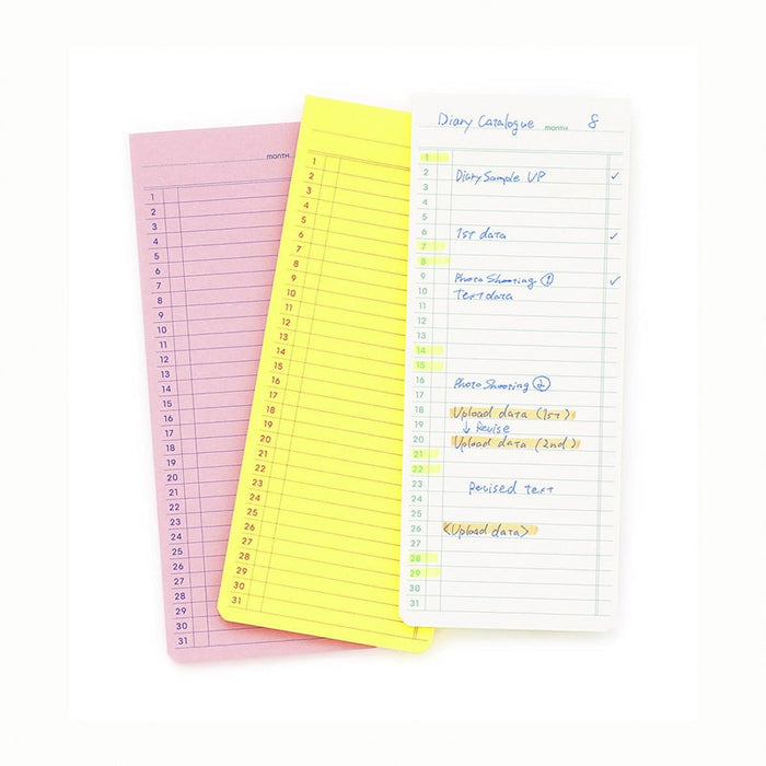 Penco | Notas Adhesivas Monthly Yellow