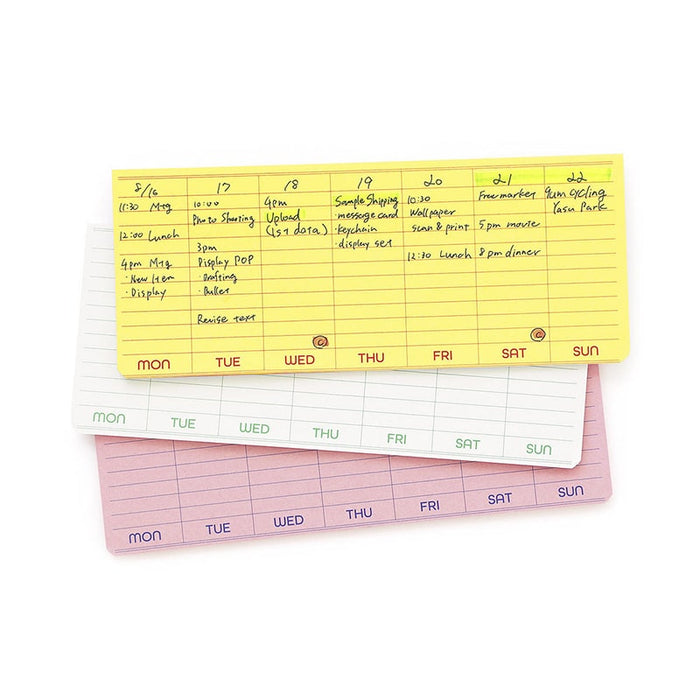 Penco | Notas Adhesivas Weekly Pink