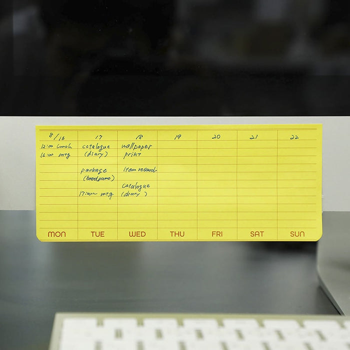 Penco | Notas Adhesivas Weekly Yellow