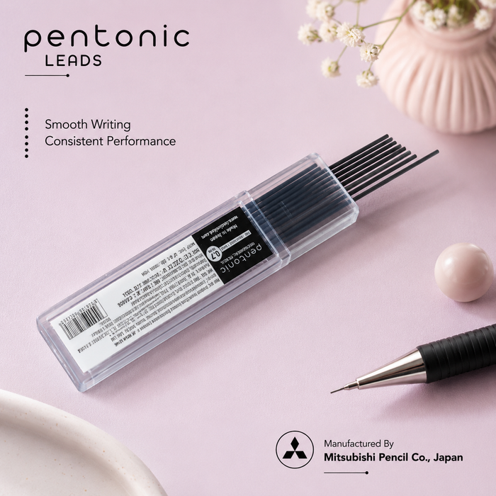 Pentonic 0.7 mm Leads by Mitsubishi Pencil Japan | Tube of 10 Leads