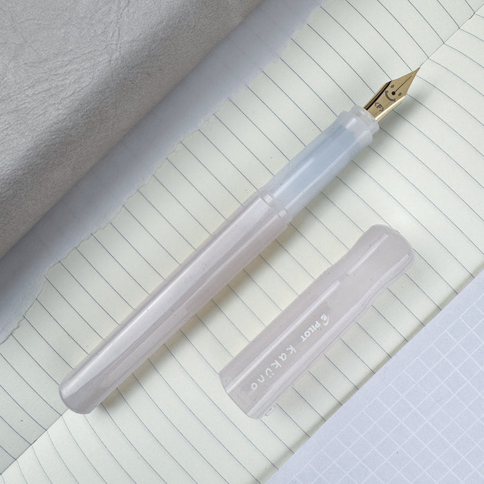 Pilot Kakuno Fountain Pen - Cumulus White